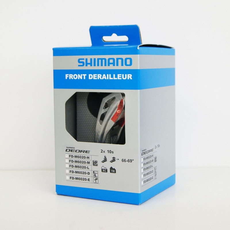 Shimano (Cycling) DEORE FD-M6020-H 2×10 SIDE SWING Front Derailleur 34.9 Band IFDM6020HX6