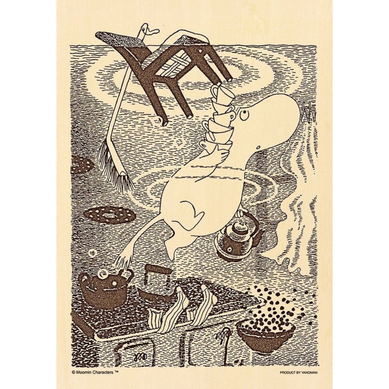 Yanoman Wooden Jigsaw Puzzle 33-17 Moomin Kitchen (300 Small Pieces)