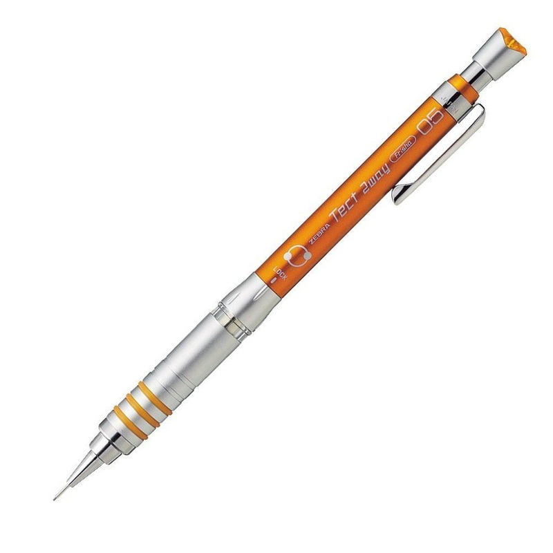 Zebra Mechanical Pencil Tect Two Way 0.5 Orange MA41-OR