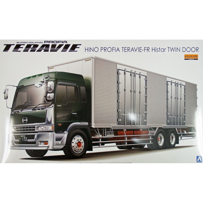 Aoshima 07778 Hino Profia Teravie-FR Histar Twin Door Truck 1/32 Scale Kit