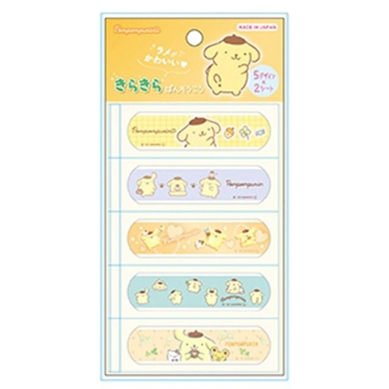 Morimotosangyo Sanrio Glitter Bandage Pom Pom Purin