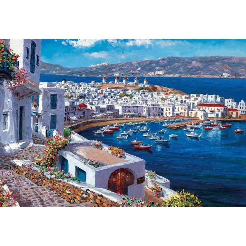 Beverly Jigsaw Puzzle 31-466 Sam Park Mykonos Harbour (1000 Pieces)