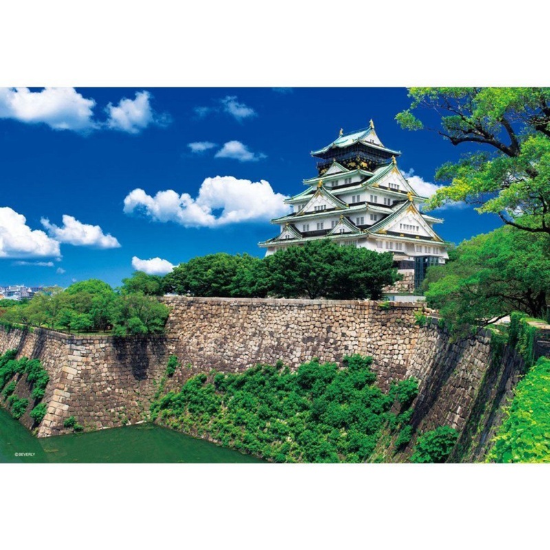Beverly Jigsaw Puzzle M81-833 Japanese Scenery Osaka Castle (1000 S-Pieces)