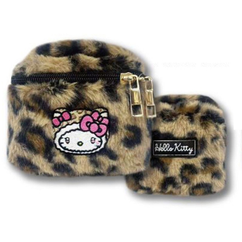 Hatakeyama Shoji Mini Mini Vanity Pouch Leopard Print KT