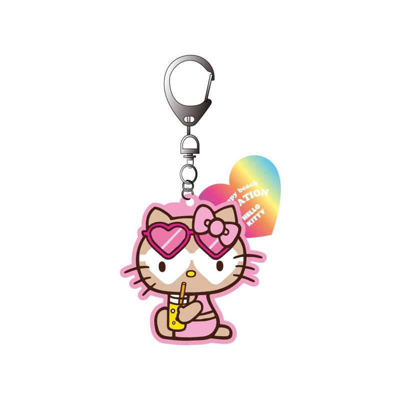 Hello Kitty Happy Beach Day Key Ring LPK