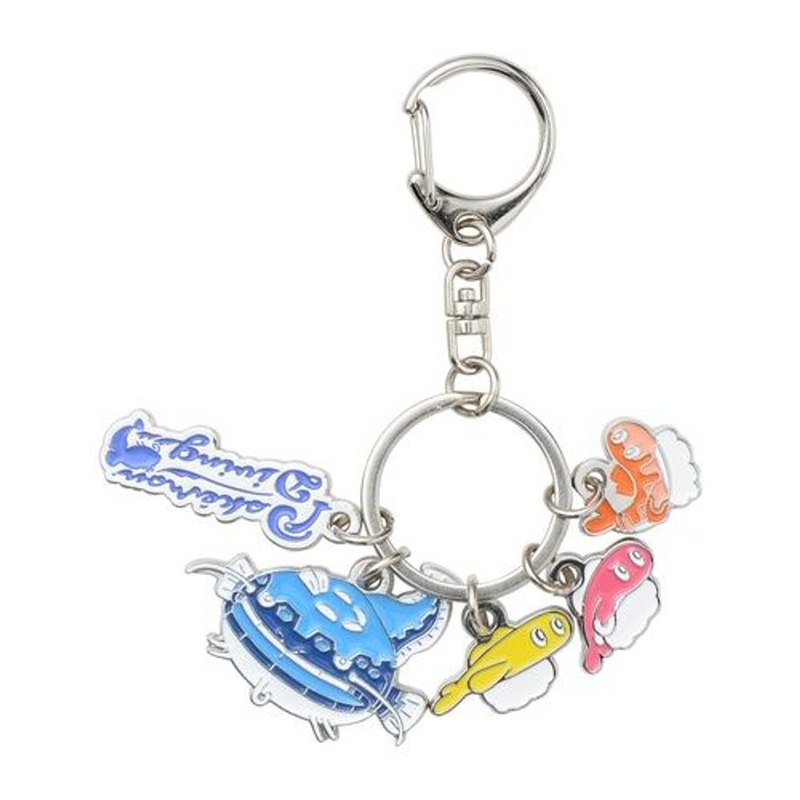 Pokemon Center Original Dondozo & Sharitatsu Metal Key Chain – Pokemon Diving