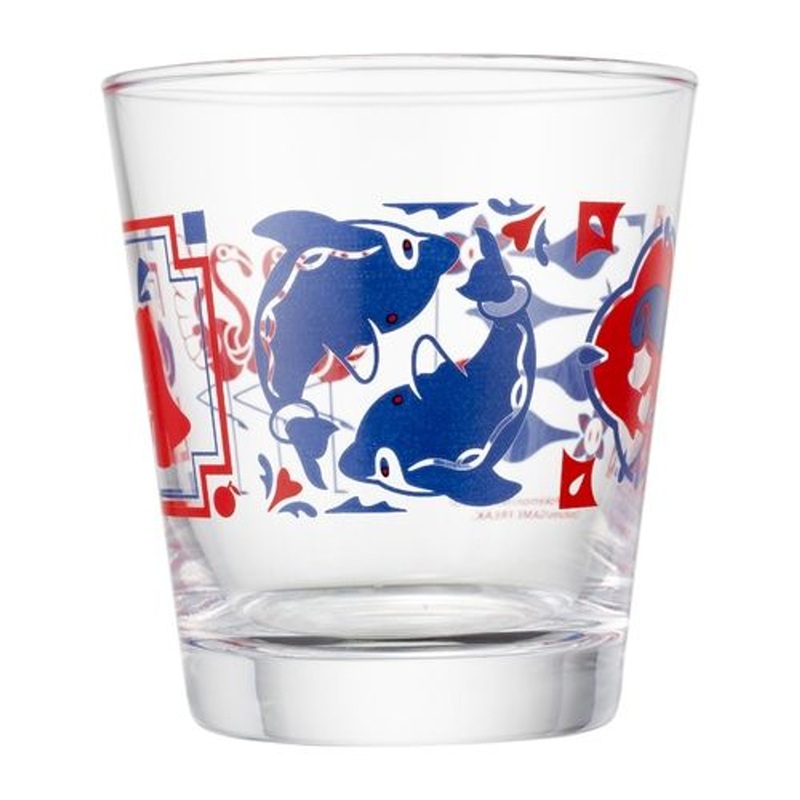 Pokemon Center Original Red & Blue Glass Cup – Paldea Tile