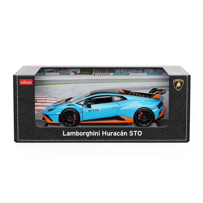 Doyusha 1/18 Diecast Car Lamborghini Huracan STO Blue Finished Model