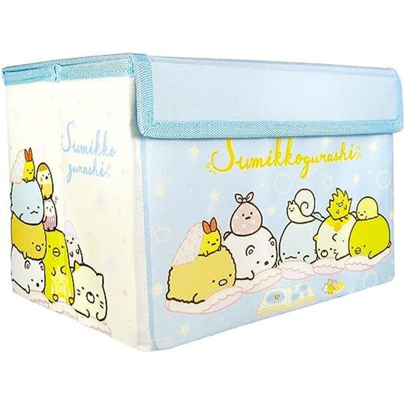 T’s Factory Sumikko Gurashi Folding Storage Box With Lid Sleepover Party