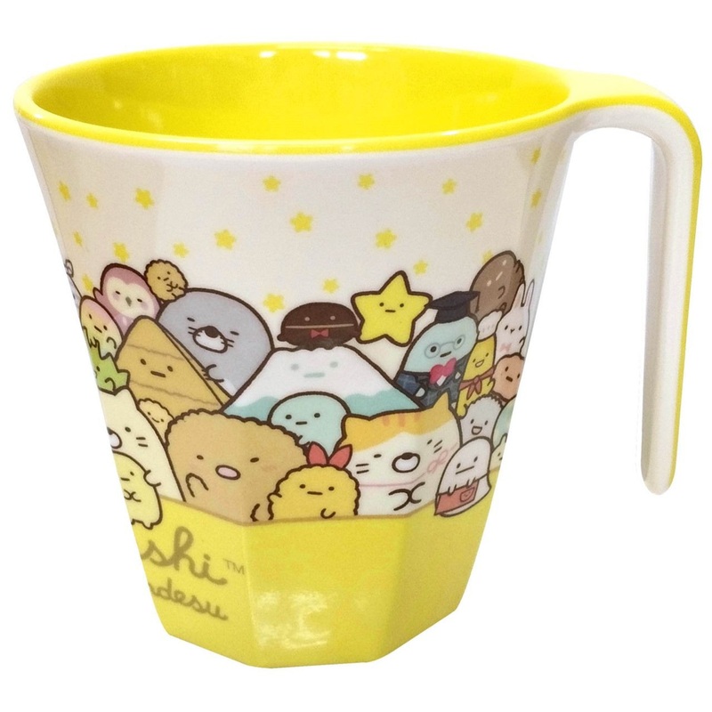 T’s Factory Sumikko Gurashi Melamine Cup with Handle Gathering Yellow