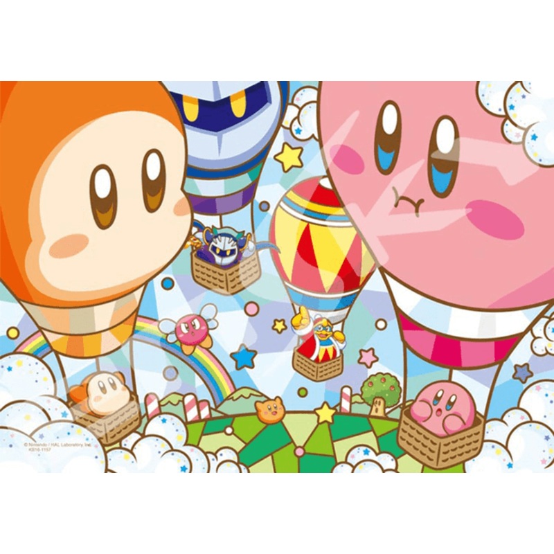 Ensky Art Crystal Jigsaw Puzzle 208-AC29 Kirby Balloon Festival (208 Pieces)