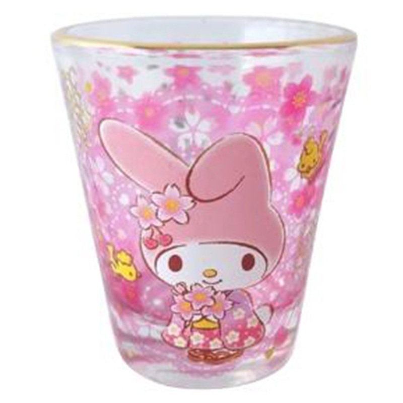 Asunarosya Sanrio Characters Tokyo Japan Kimono Small Shot Glass MM