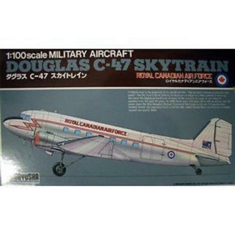 Doyusha 400241 C-47 Canada Royal Canadian Airforce 1/100 Scale Plastic Kit