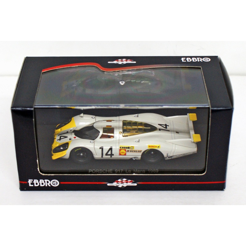 Ebbro 43750 PORSCHE 917 LONG TAIL LE MANS 1969 #14 1/43 Scale
