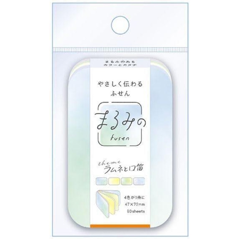 Memo Stickers Marumi no Ramune and Whistling M (80 Pieces)