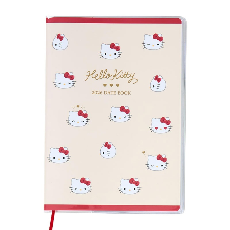 Sanrio Hello Kitty B6 Date Book 2026 October Start Notebook Planner Diary 622974