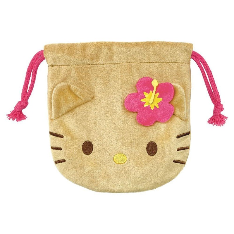 T’s Factory Sanrio Hello Kitty / Sunburn Plush Drawstring Bag