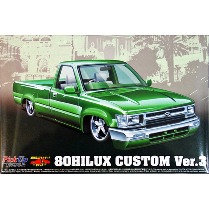 Aoshima 48894 Toyota 80 Hilux Custom Version3 (Pick Up Truck) 1/24 Scale Kit