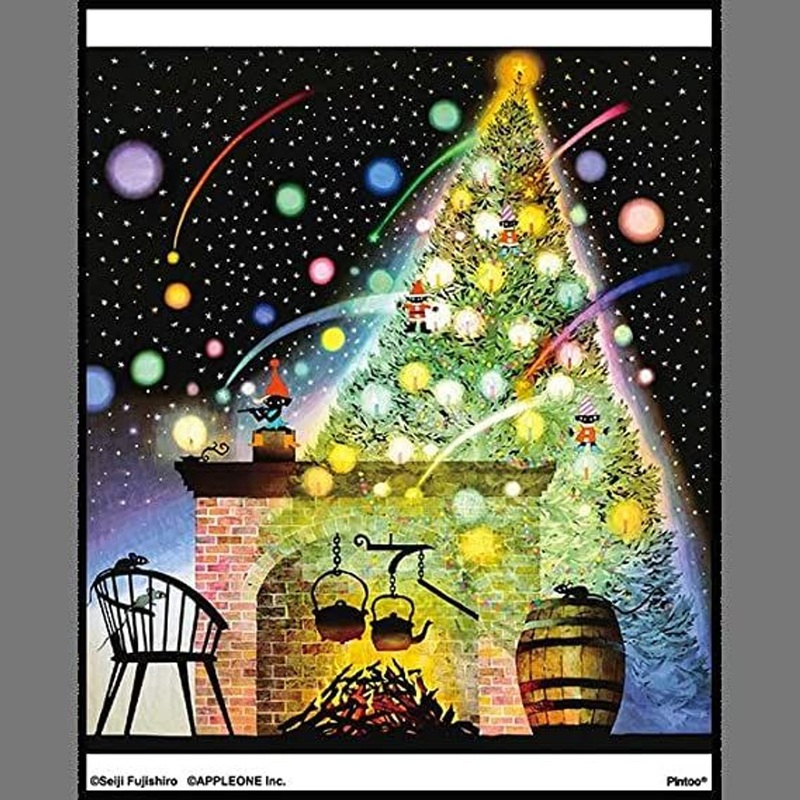 Appleone 5080-309 Jigsaw Puzzle Christmas Tree with Dreams (80 Pieces)