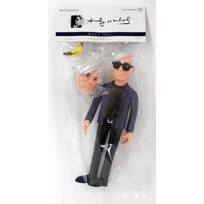 Medicom VCD-233 This is ANDY Andy Warhol Navy Version Vinyl Figure