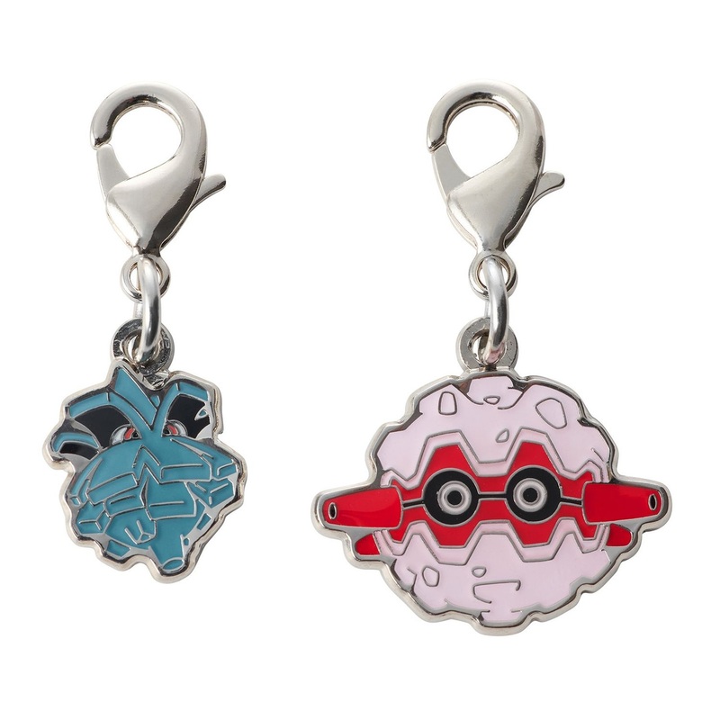 Pokemon Center Original National Pokedex Metal Charm 204 205