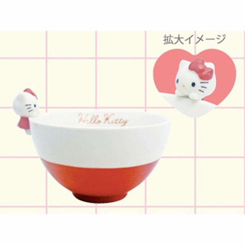Sun Art Sanrio Bowl with Figure Hello Kitty