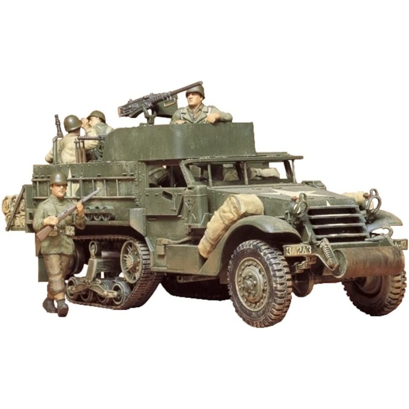 Tamiya 1/35 US Armoured Personnel Carrier M3A2 Half Track Plastic Model