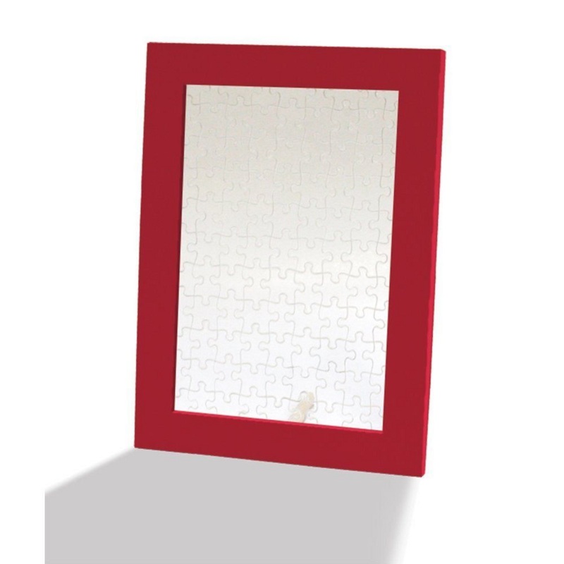 Yanoman Jigsaw Puzzle 10060-8011 Prism Art Petit Frame Red (10×14.7cm)