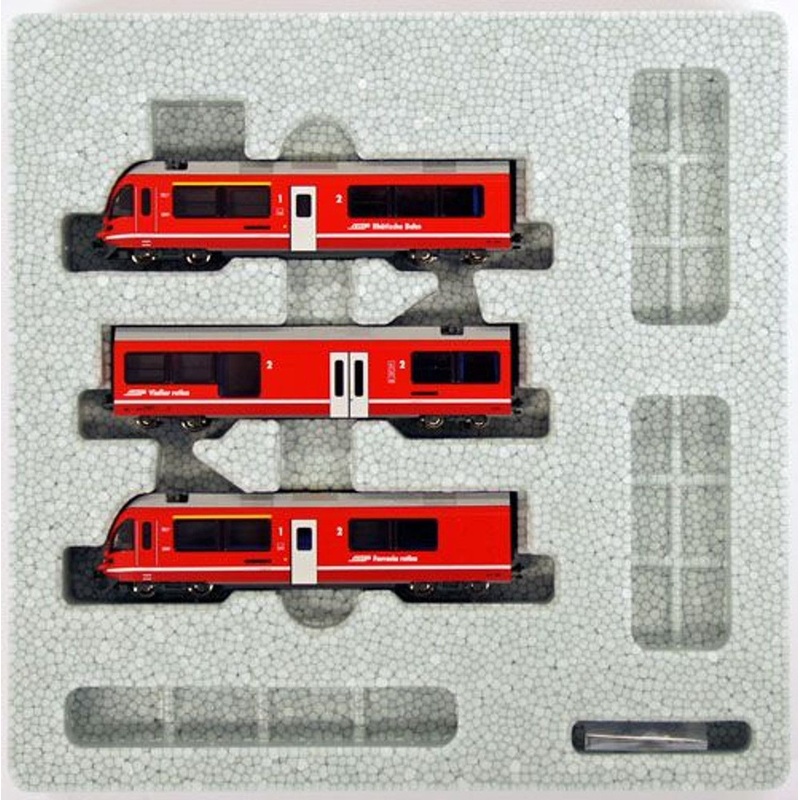 Kato 10-1273 Swiss Rhaetian Railway (RhB) ABe 8/12 <Allegra> 3 Cars Set (N scale)