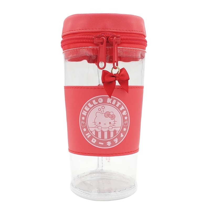 OST Sanrio C Cafe Drink Clear Pouch Hello Kitty