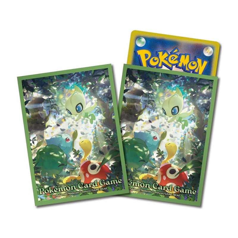 Pokemon Card Game TCG Deck Sleeves Premium Gloss Celebi And Friends
