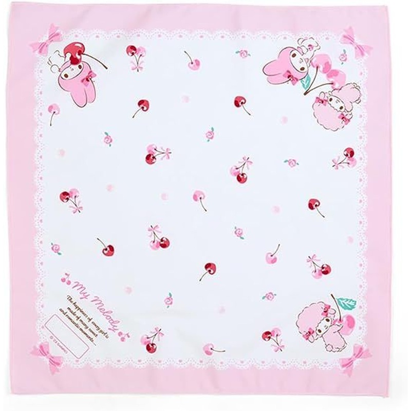 Sanrio Lunch Cloth My Melody and My Sweet Piano Pink