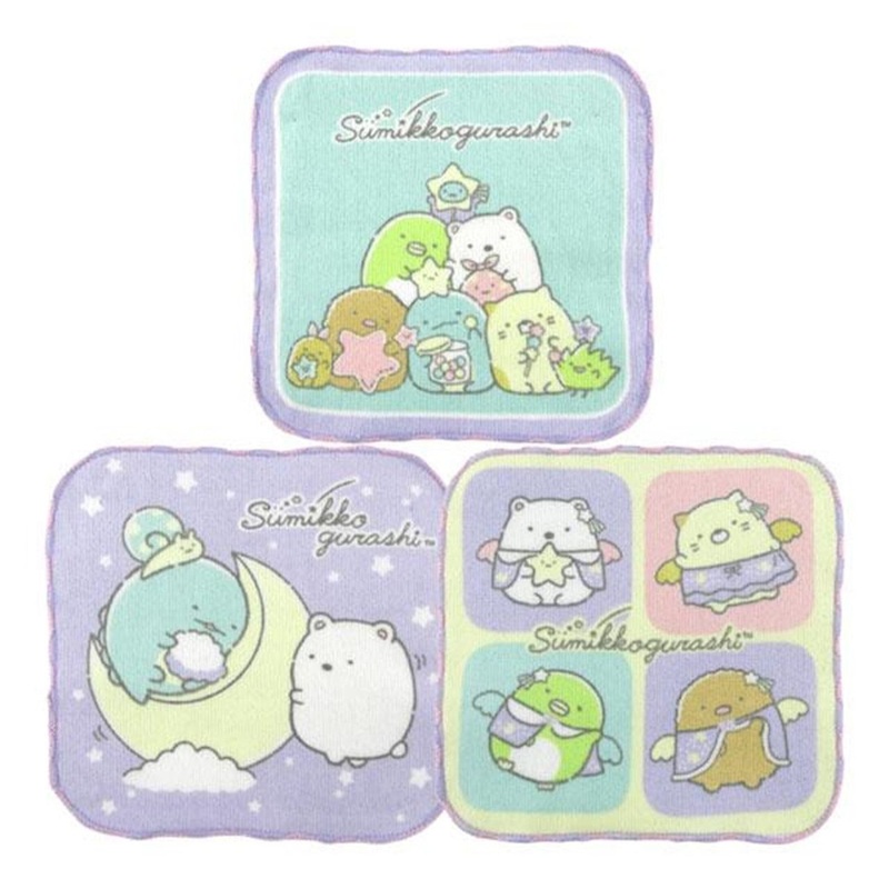 Sumikko Gurashi Mini Towel 3pcs – Moon Night