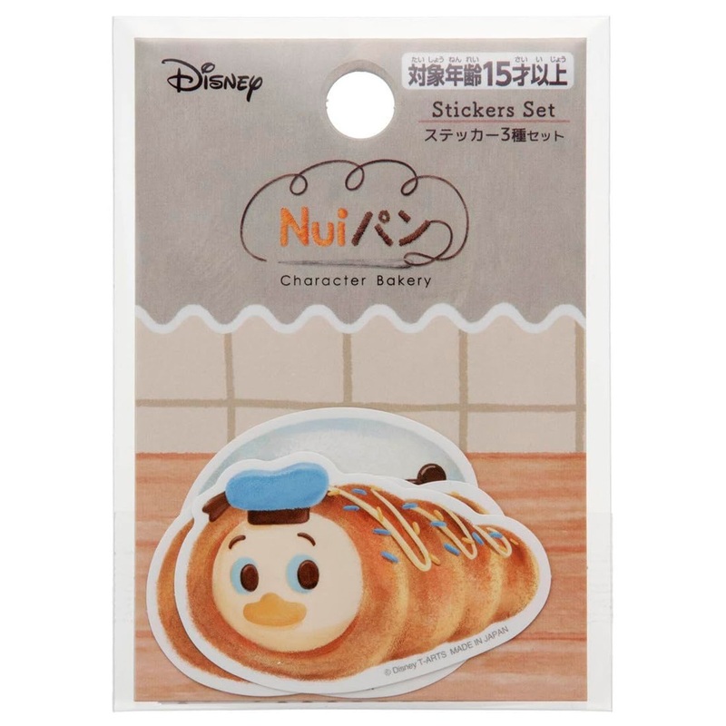 Takara Tomy Disney Character Nui Pan Sticker Set Of 3 Coronet And Maritozzo Set