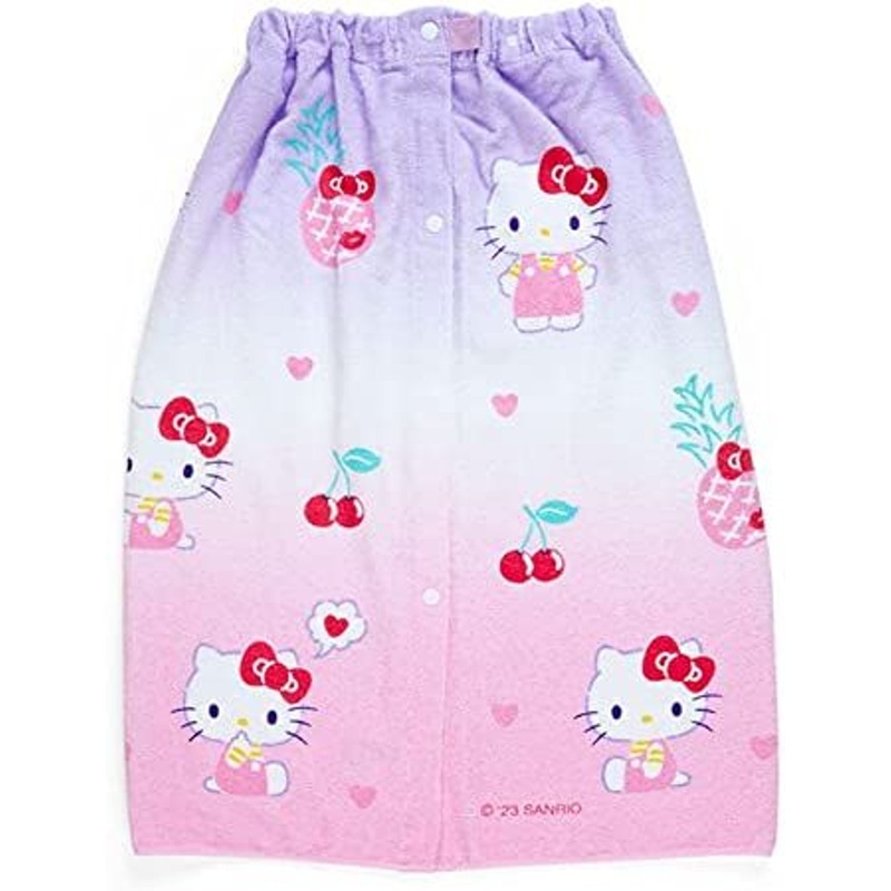 Sanrio Bath Towel Wrap Hello Kitty 70cm