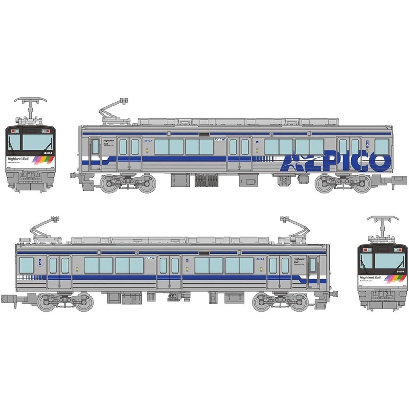Tomytec Alpico Kotsu Kamikochi Line Type 20100 2 Cars Set (N scale)