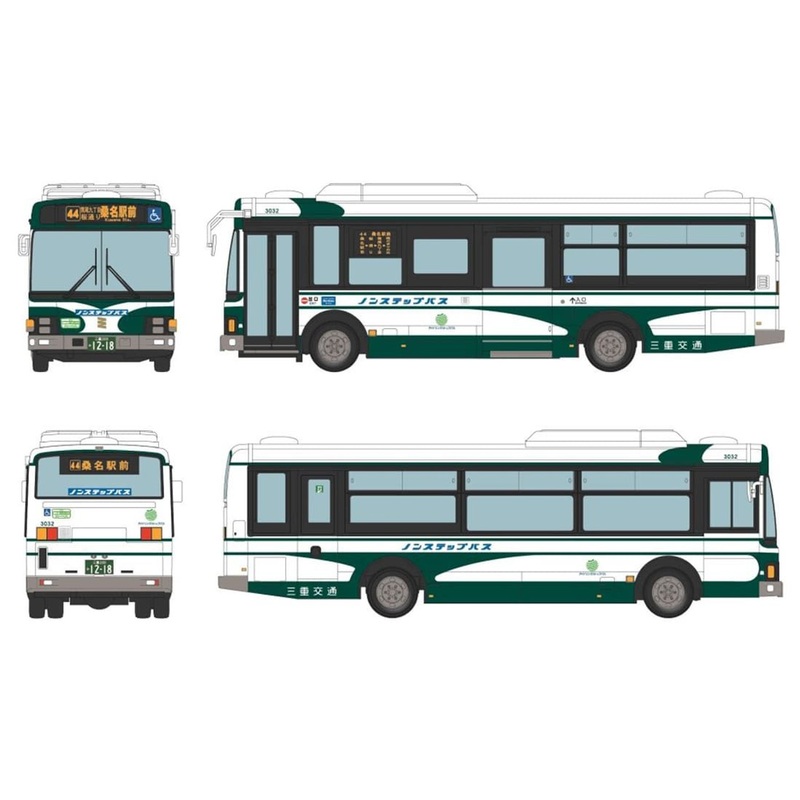 Tomytec Bus Collection JH051 Mie Kotsu (Isuzu Ergamio) (Mie) (HO scale)