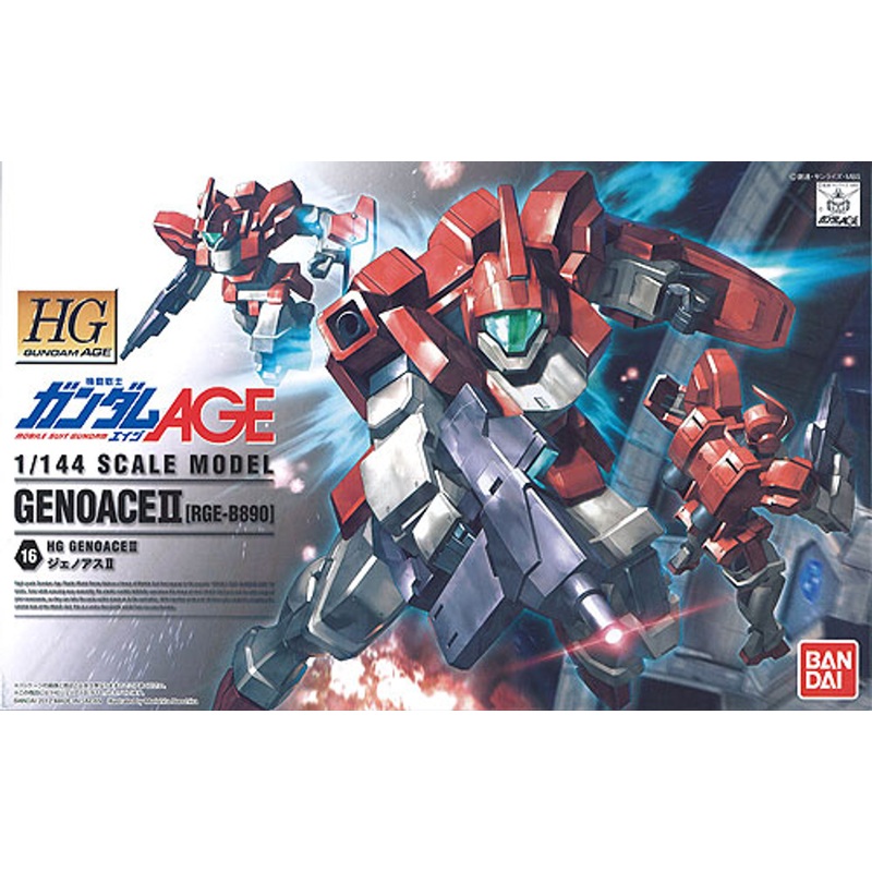 Bandai Gundam HG AGE-16 GENOACE II (RGE-B890) 1/144 Scale Kit