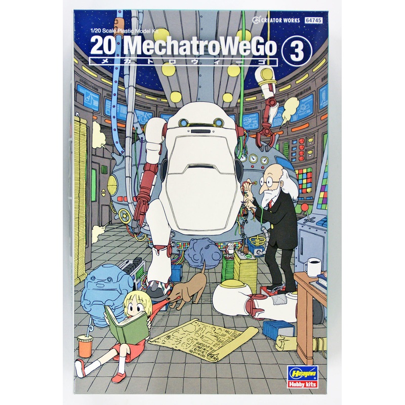 Hasegawa 1/20 MechatroWeGo No.03 ‘Retro’ Plastic Model