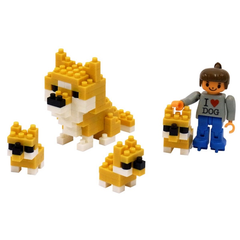 Kawada ML-032 nanoblock Welcome Home (I Love Dog)