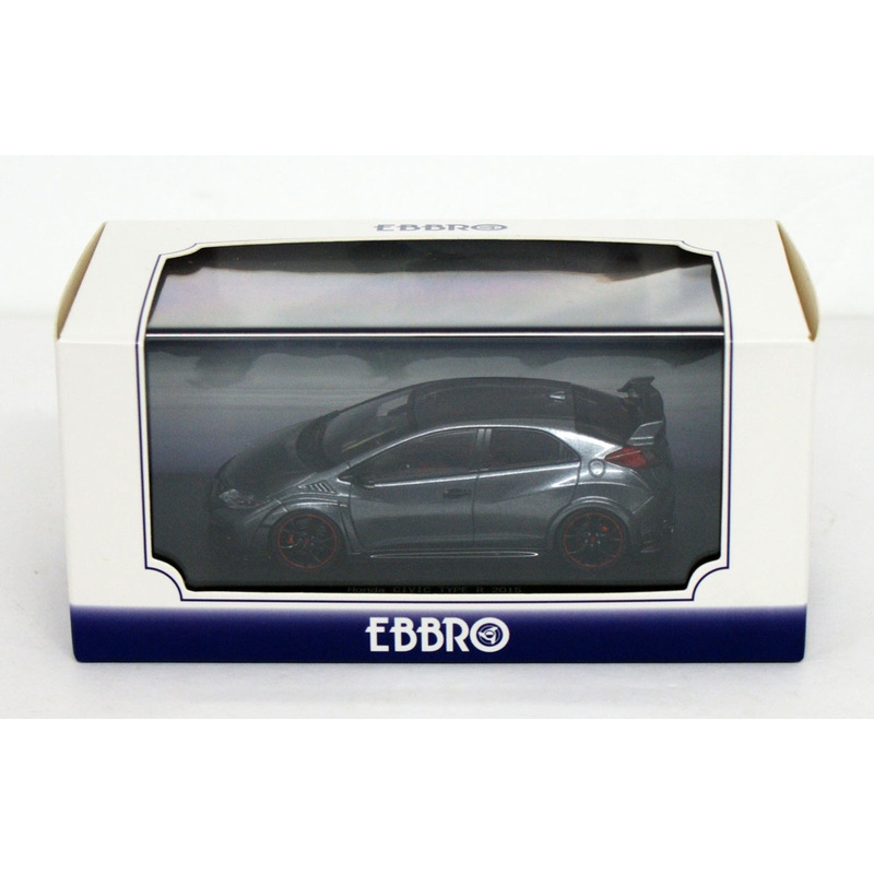 Ebbro 45356 Honda CIVIC TYPE R 2015 Polished Metal Metallic 1/43 Scale