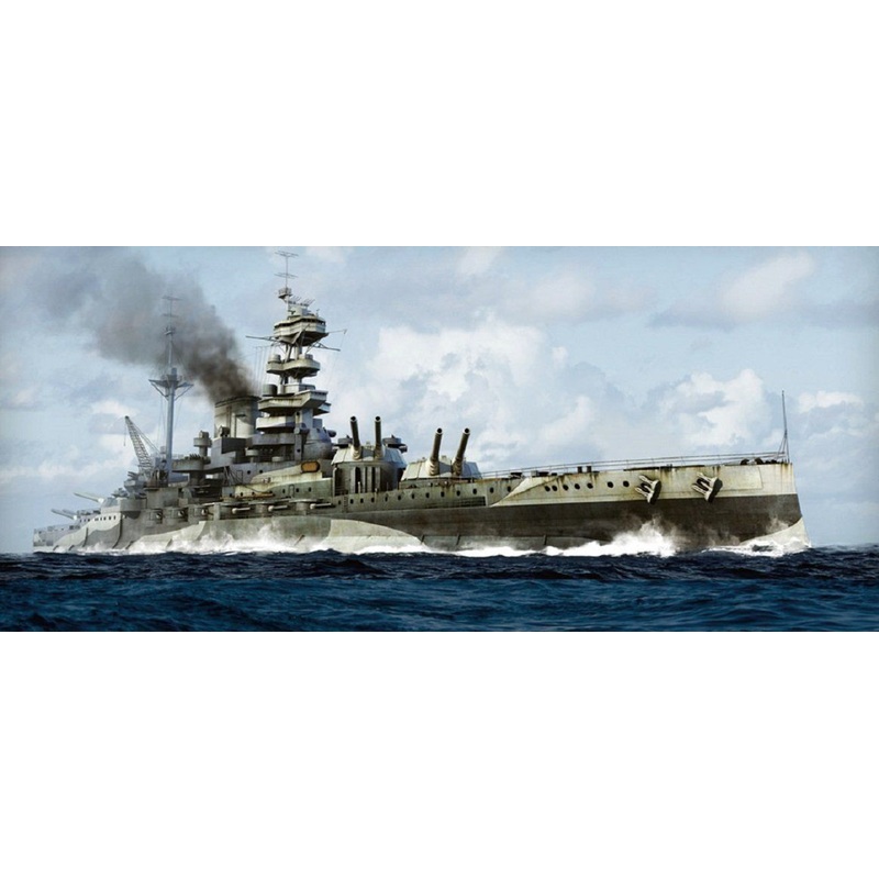 Pit-Road Skywave W-171 H M S BattleShip Malaya 1943 1/700 Scale Kit