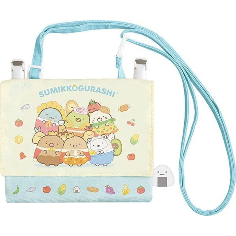 San-x Shoulder Pocket Pouch Sumikko Gurashi Kingdom of Foods