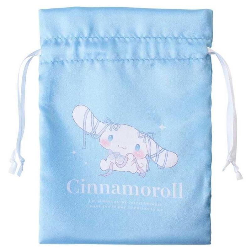 T’s Factory Sanrio Satin Drawstring Bag Ballet Core / Cinnamoroll