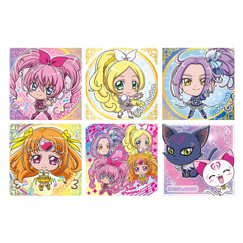 Bandai Candy Niformation Pretty Cure All Stars Sticker Wafers Vol.3 BOX (20pcs)