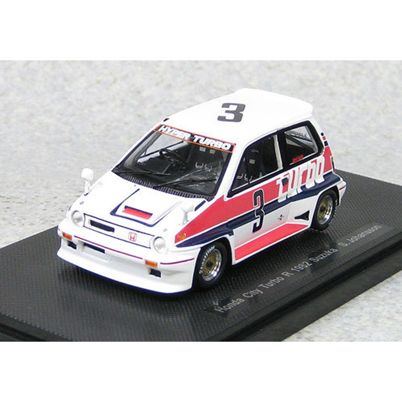 Ebbro 44471 Honda City Turbo R #3 Suzuka 1982 S.Johansson (Resin) 1/43 Scale