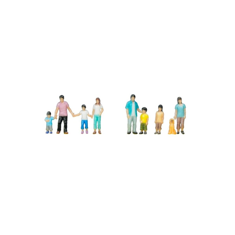 Kato 24-237N Model People: Families (N scale)