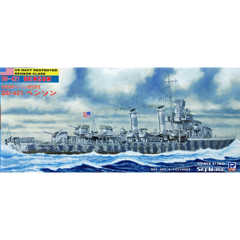 Pit-Road Skywave W-65 US Navy DD-421 BENSON 1/700 Scale Kit