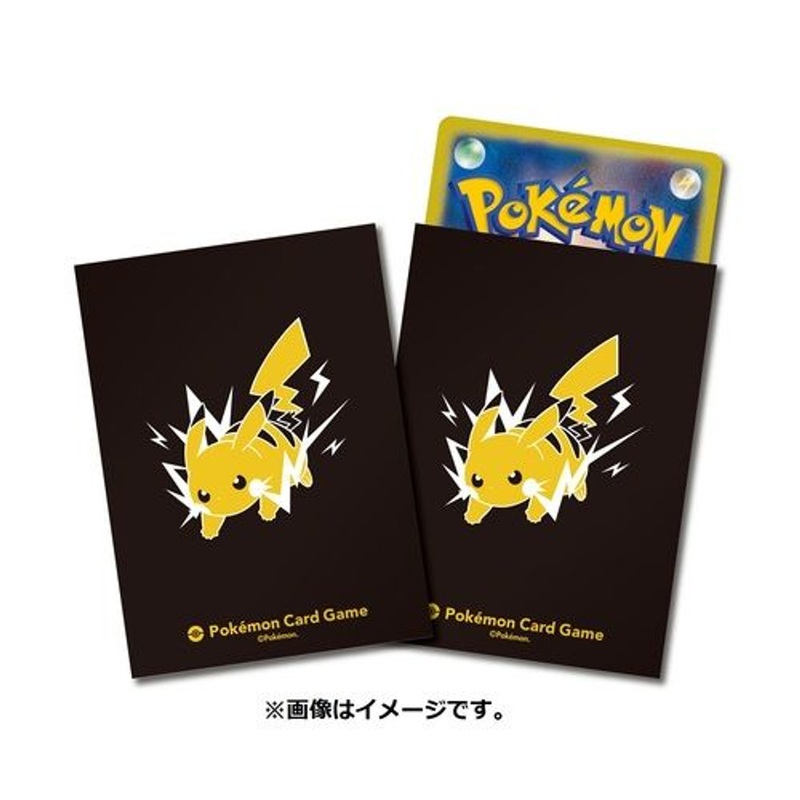 Pokemon Center Original TCG Deck Sleeves Shocking Pikachu