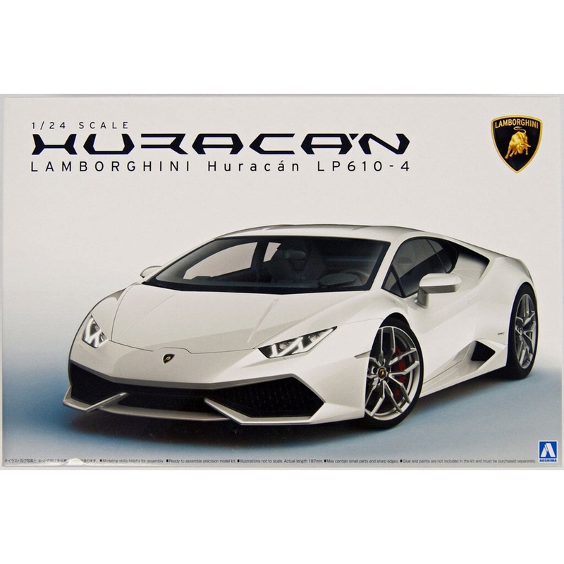 Aoshima 13762 Lamborghini Huracan LP610-4 1/24 Scale Kit
